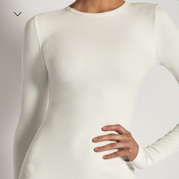 RIBBED LONG SLEEVE MINI DRESS XS - Picture 4 of 6